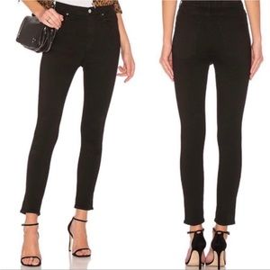 AGOLDE Filter Free Jeans Black Skinny Slim Leg High Rise in Black
